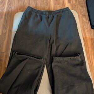 MadeBlank Sweatpants Mens Medium Black Joggers Pants Blank